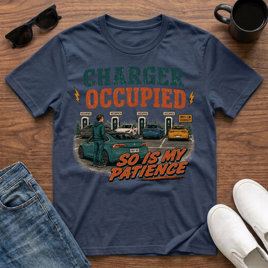 Charger Occupied So is my Patience T-Shirt