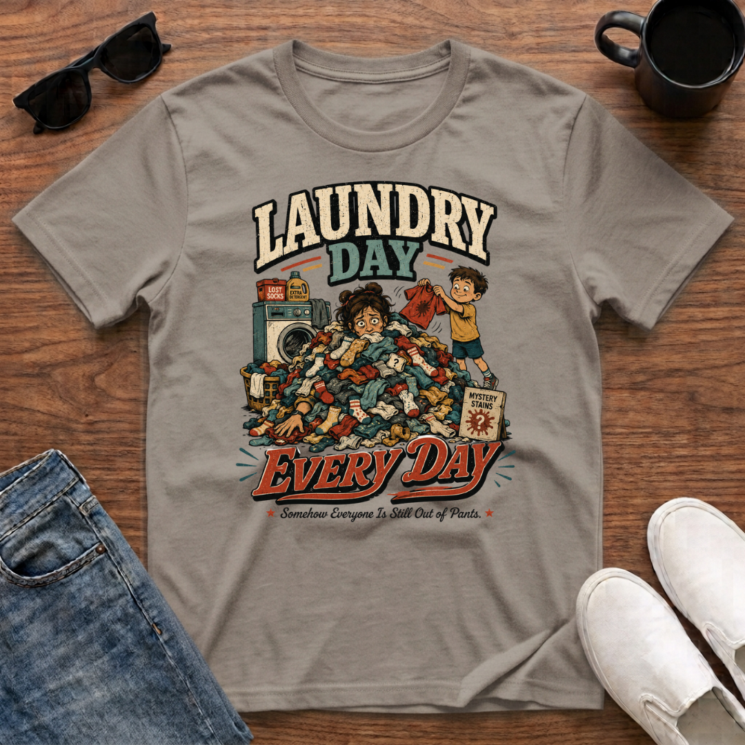 Laundry Day Every Day T-Shirt