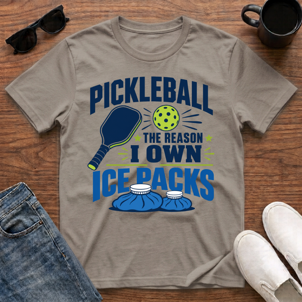 Pickleball the Reason I Own Ice Packs T-Shirt