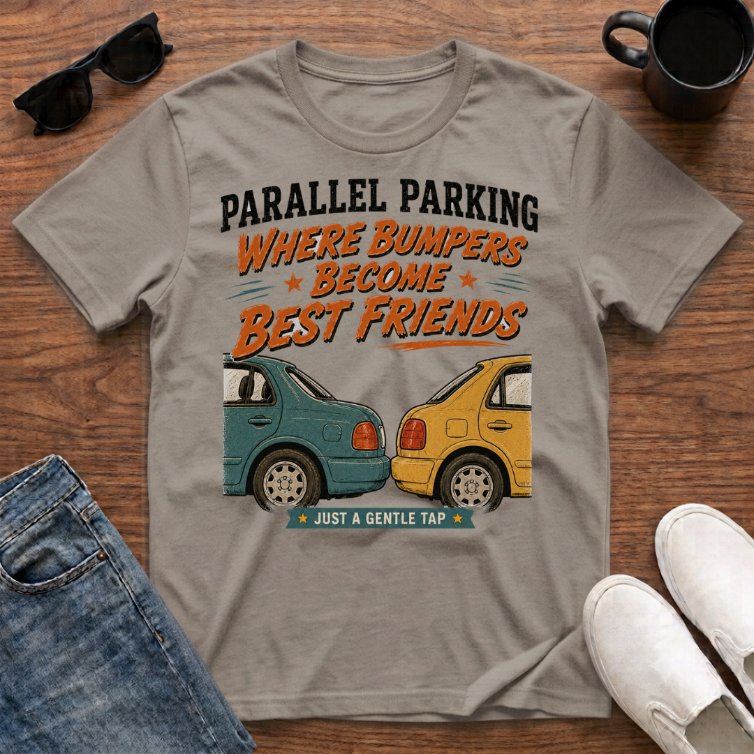Parallel Parking Where Bumpers become Best Friends T-Shirt