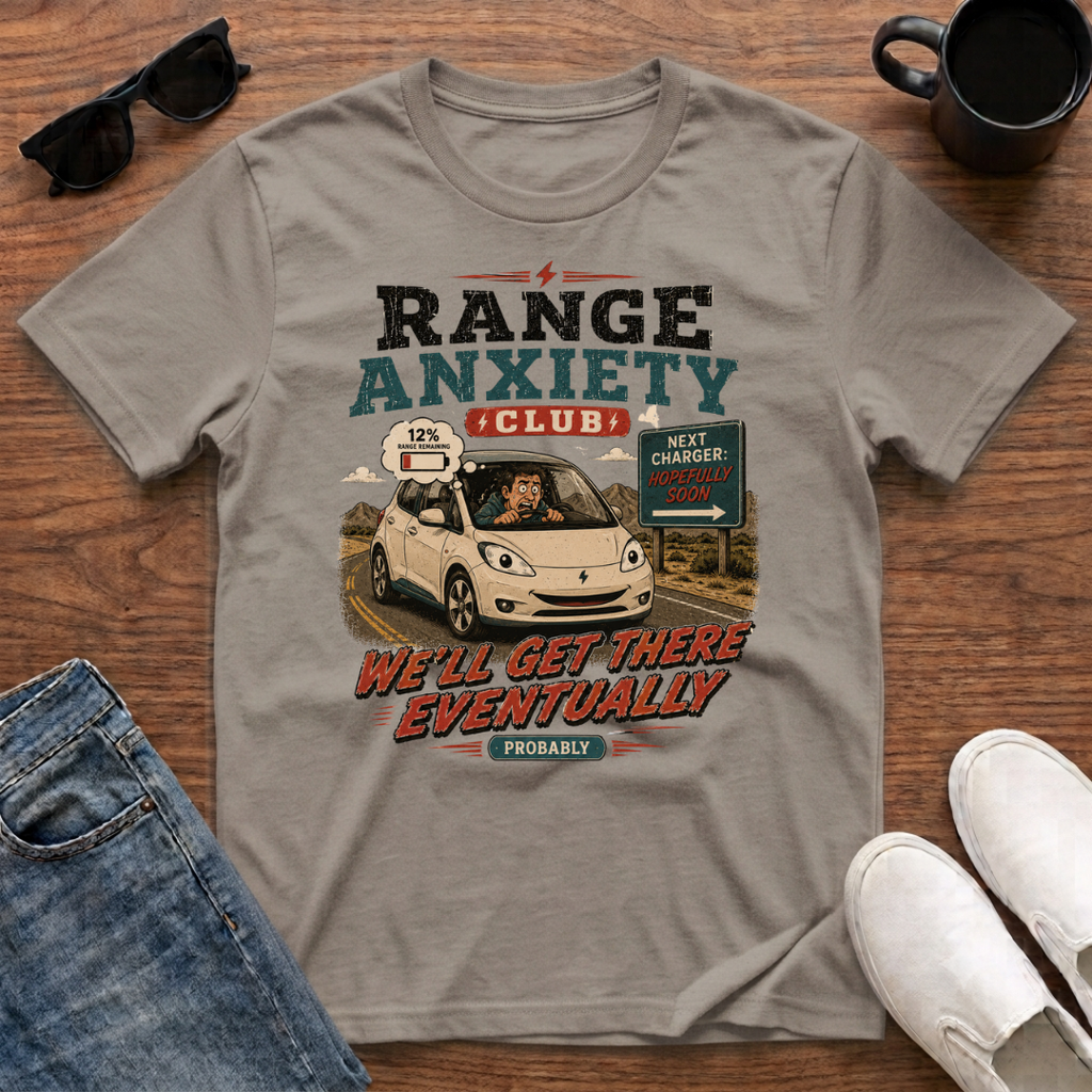 Range Anxiety Club T-Shirt