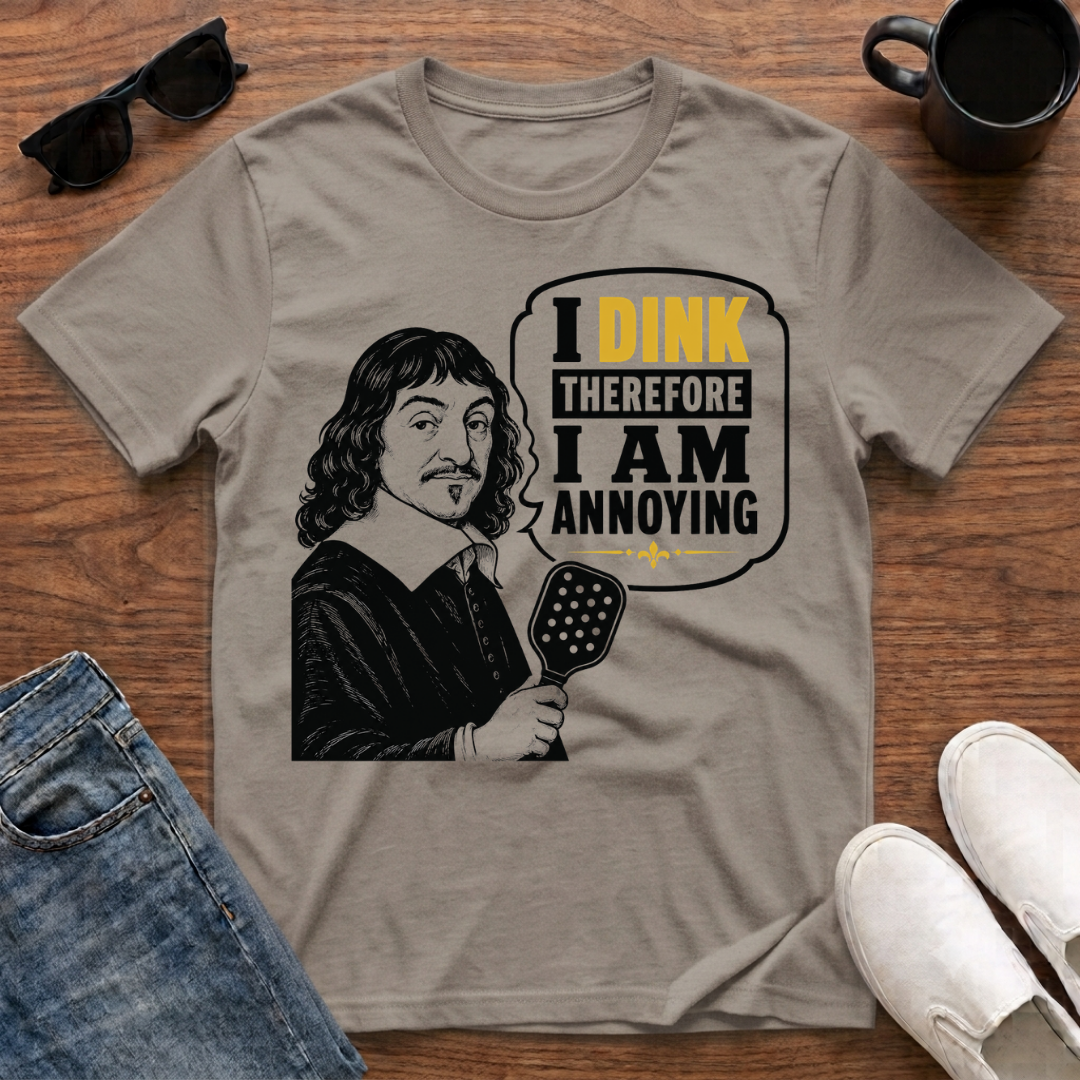 I Dink therefore I am Annoying (Descartes) T-Shirt
