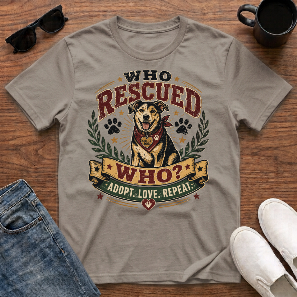 Who Adopted Who T-Shirt