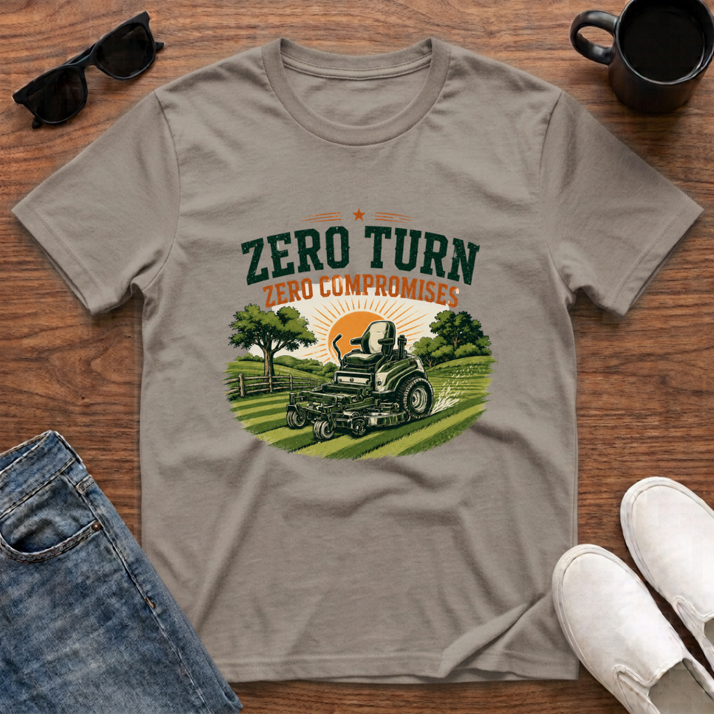 Zero Turn Zero Compromises T-Shirt