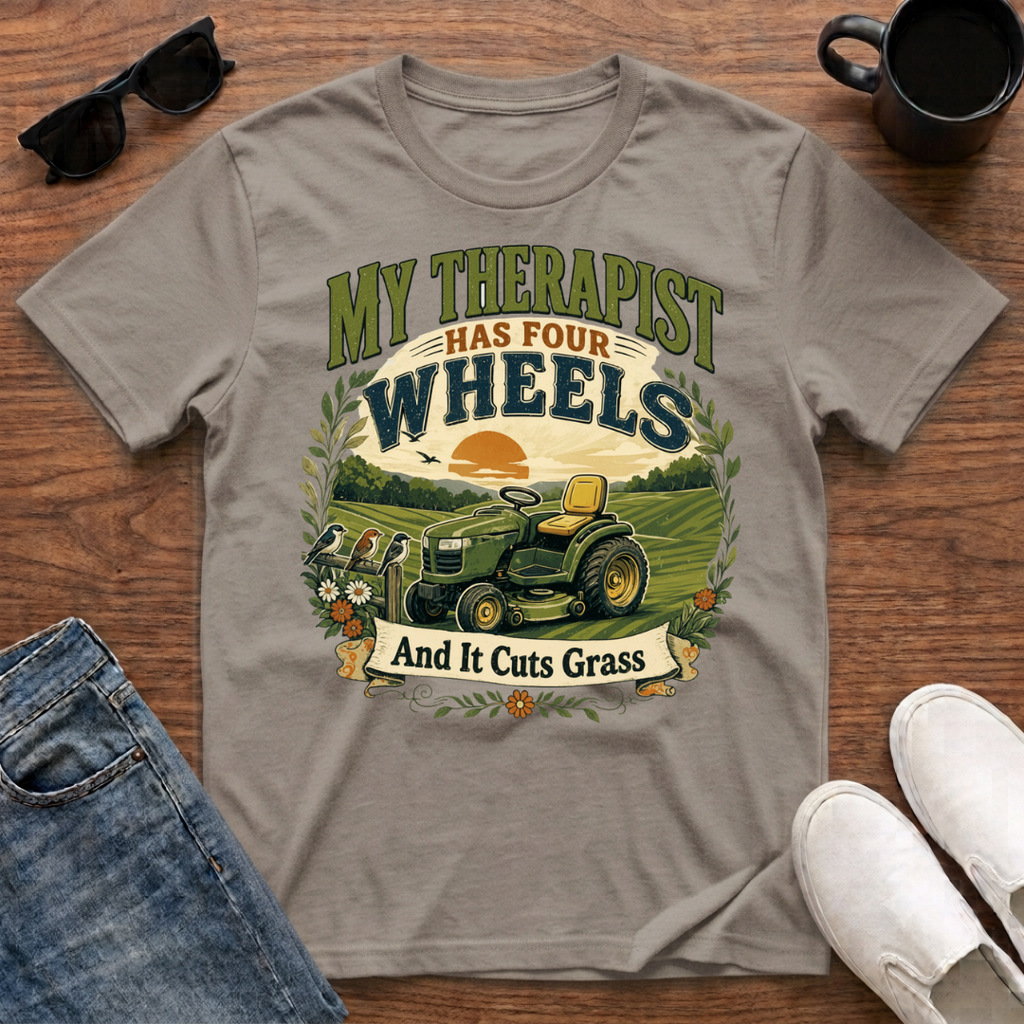 My Therapist has Four Wheels and it Cuts Grass T-Shirt