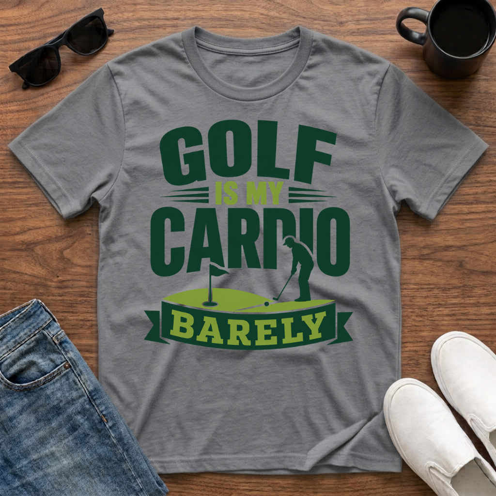 Golf is my Cardio Barely T-Shirt