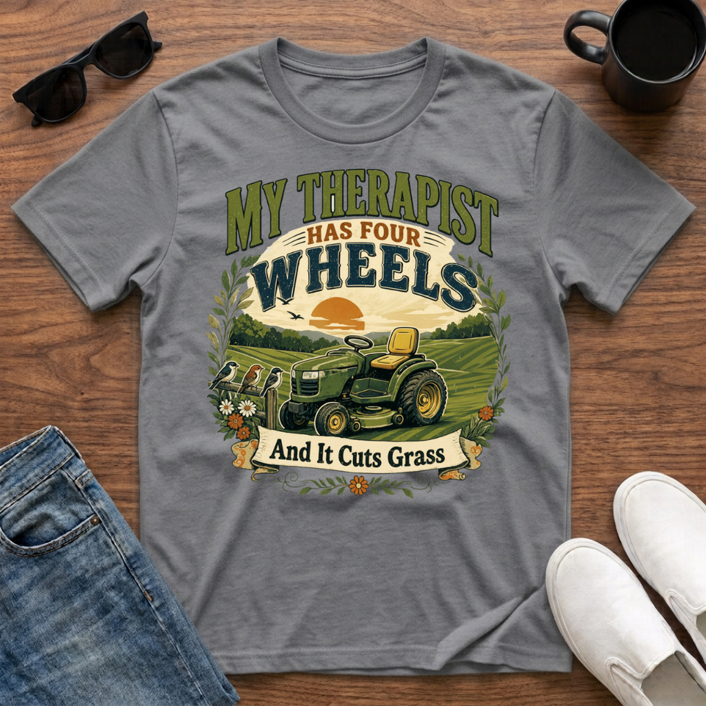 My Therapist has Four Wheels and it Cuts Grass T-Shirt