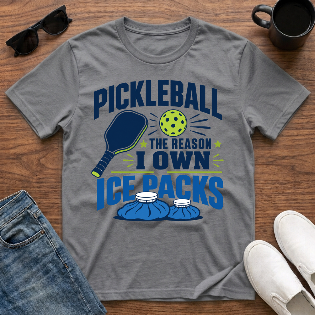 Pickleball the Reason I Own Ice Packs T-Shirt