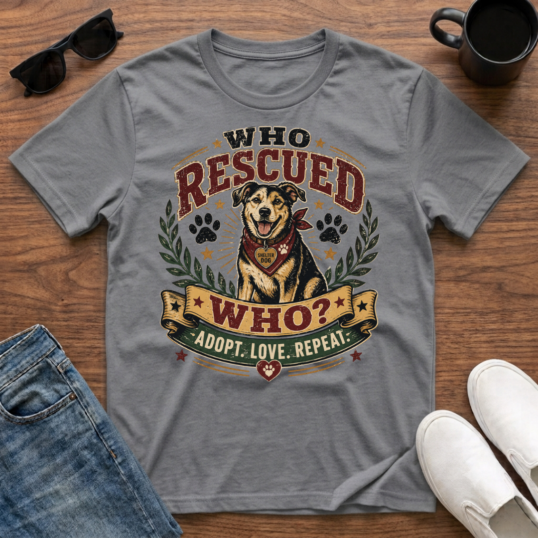 Who Adopted Who T-Shirt