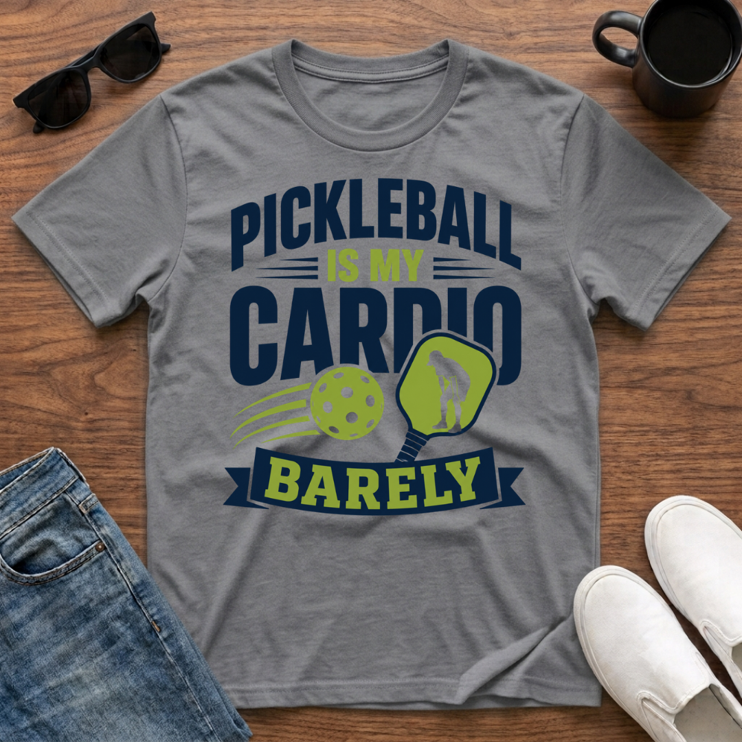 Pickleball is my Cardio Barely T-Shirt