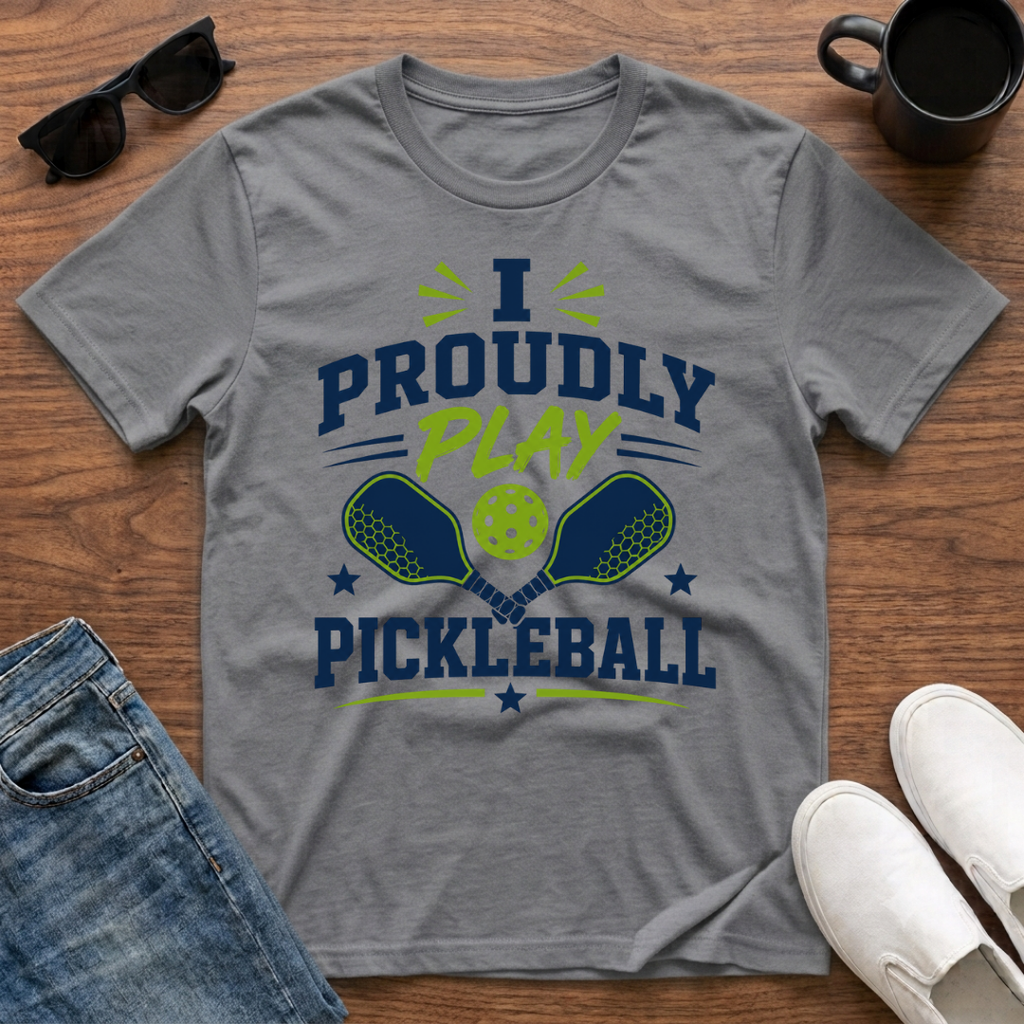 I Proudly Play Pickleball T-Shirt