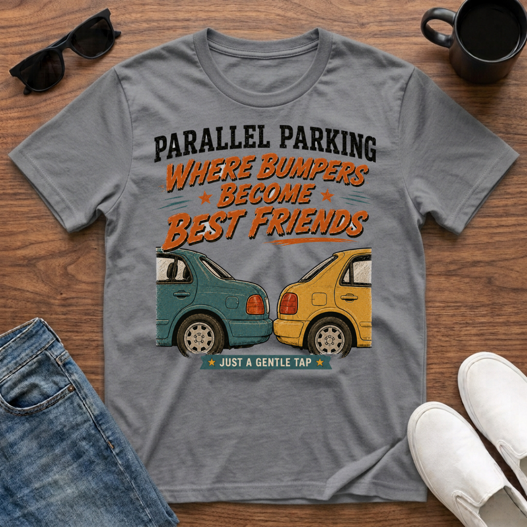 Parallel Parking Where Bumpers become Best Friends T-Shirt