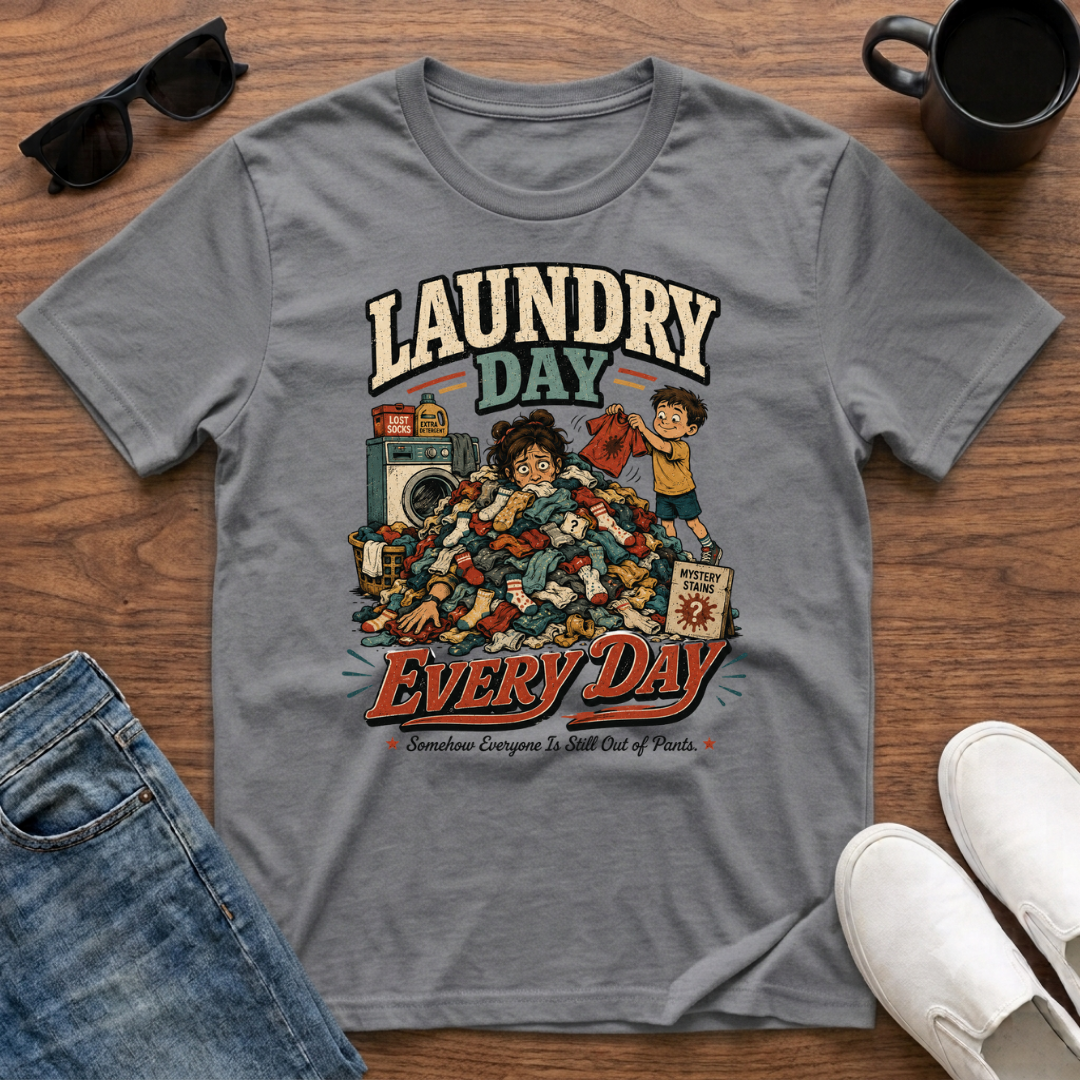 Laundry Day Every Day T-Shirt