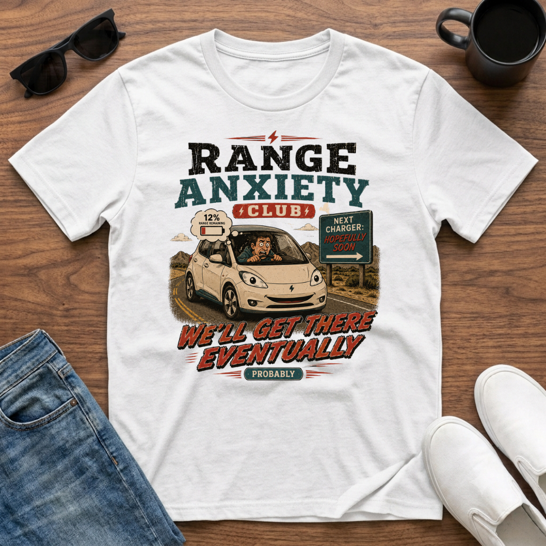 Range Anxiety Club T-Shirt