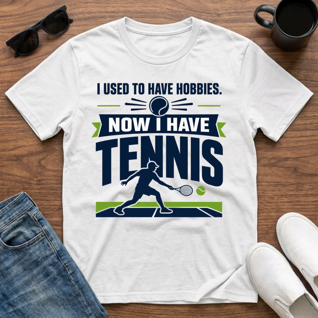 I used to have Hobbies Now I have Tennis T-Shirt