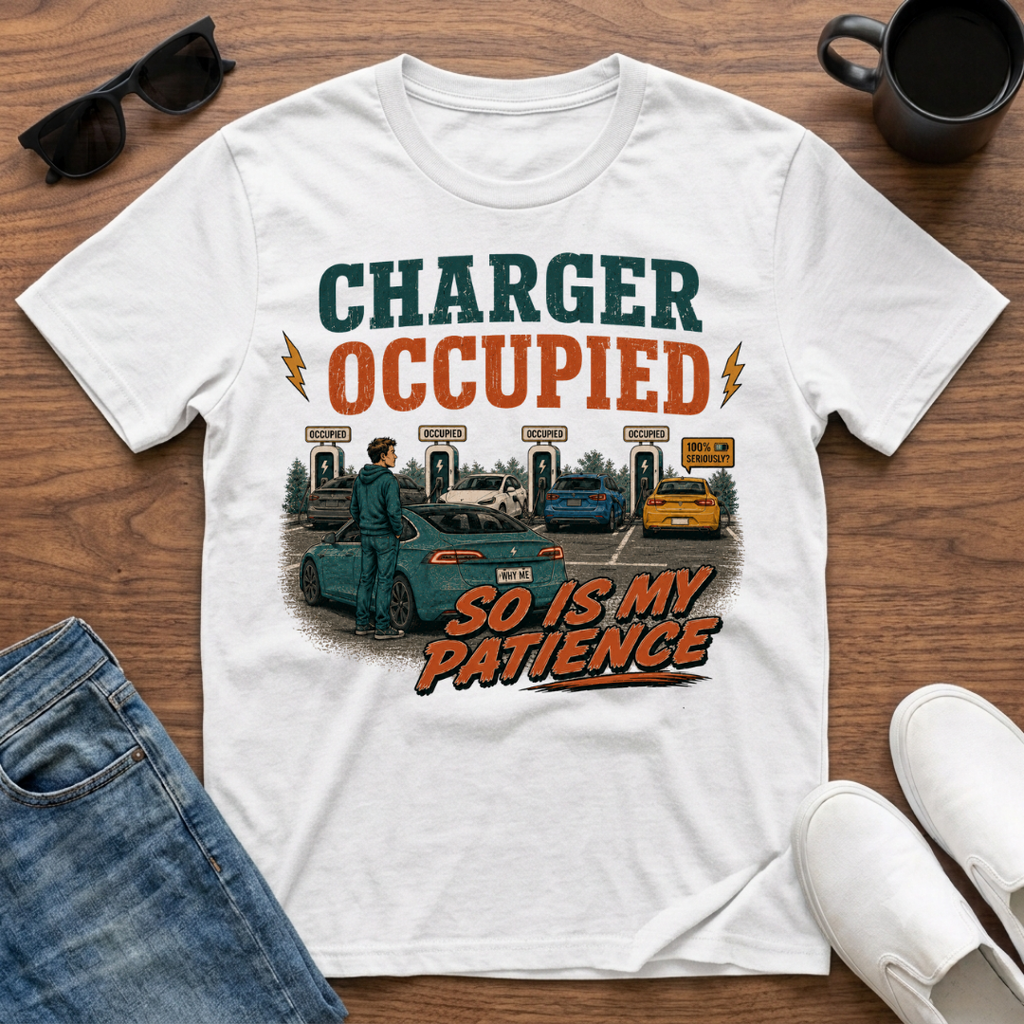 Charger Occupied So is my Patience T-Shirt