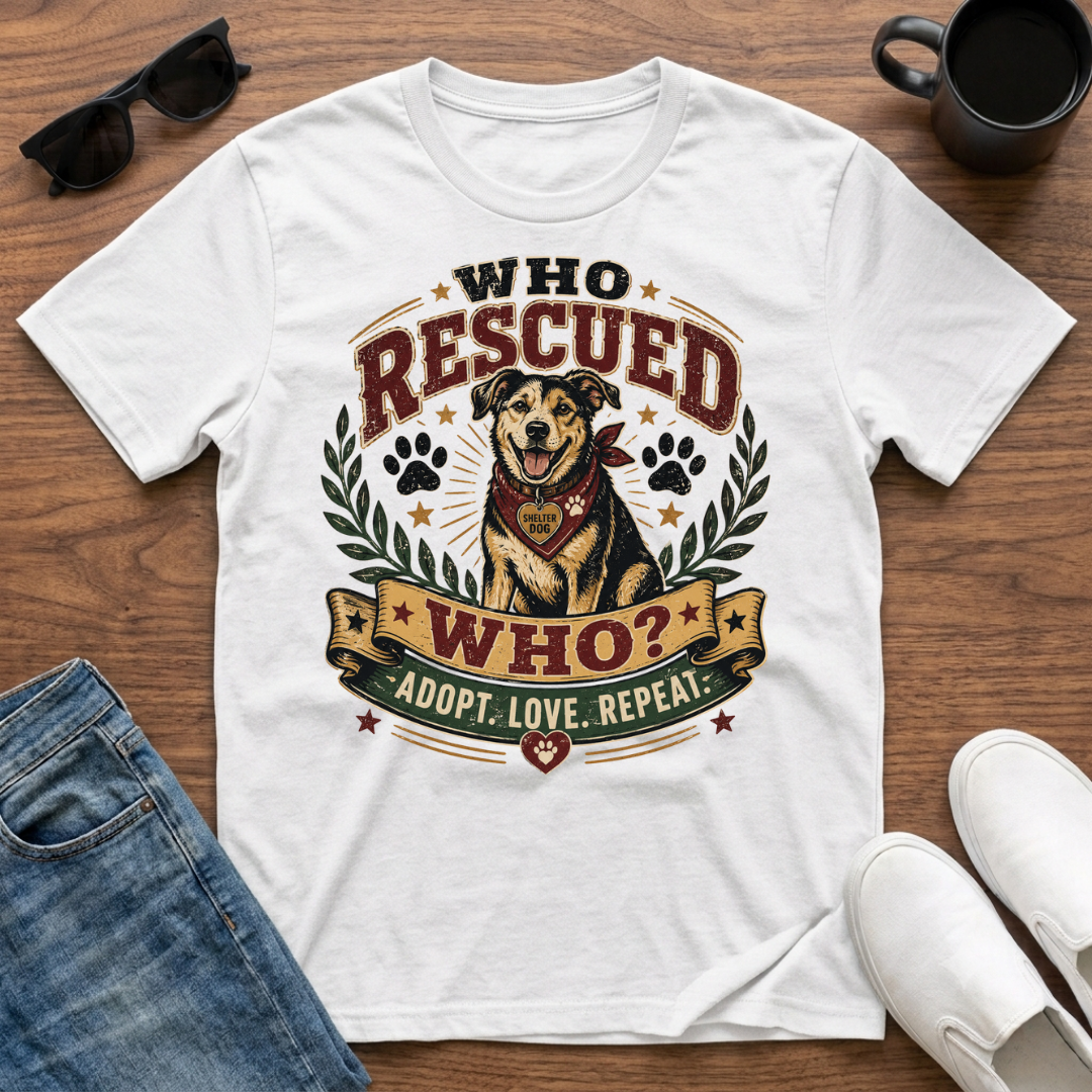 Who Adopted Who T-Shirt