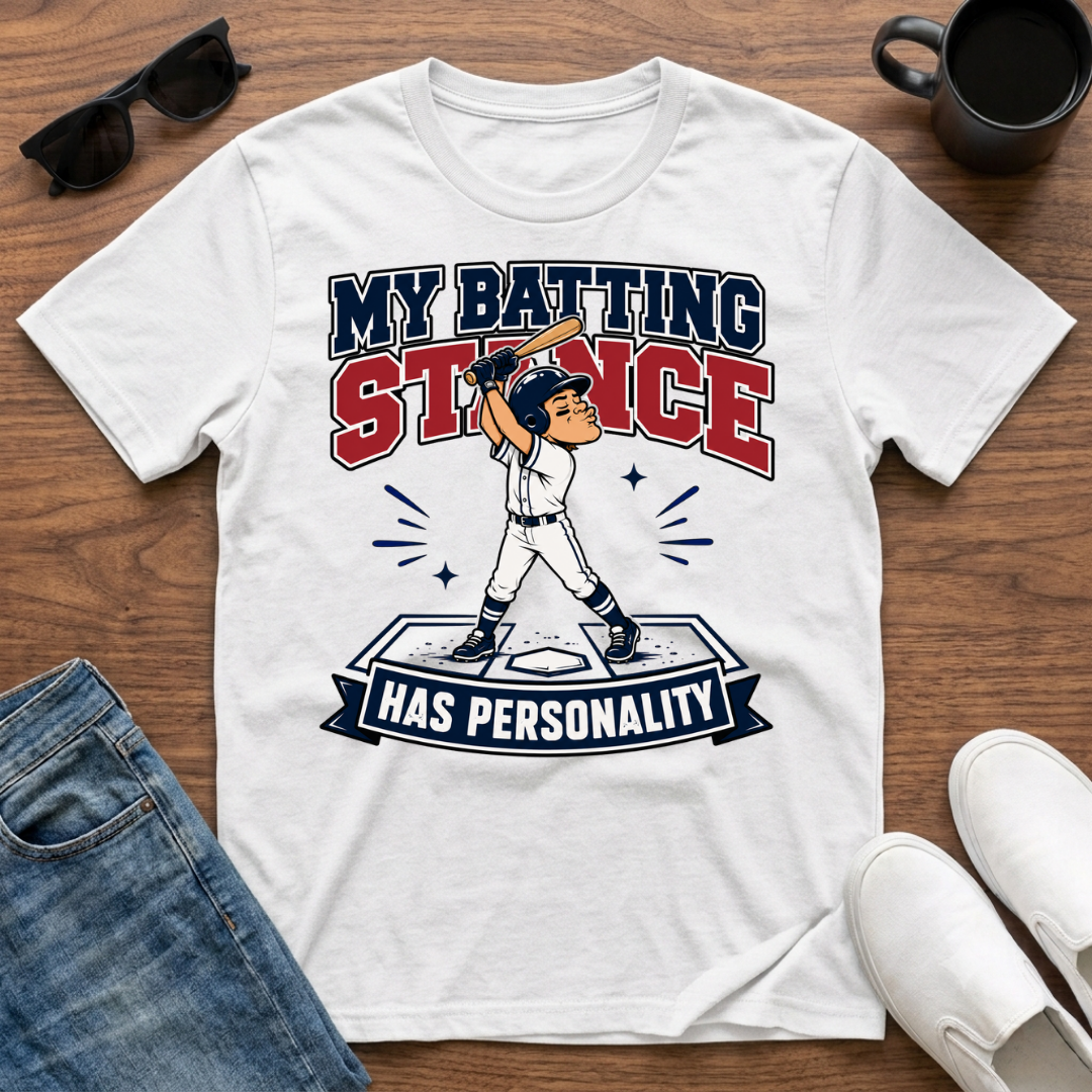 My Batting Stance has Personality T-Shirt