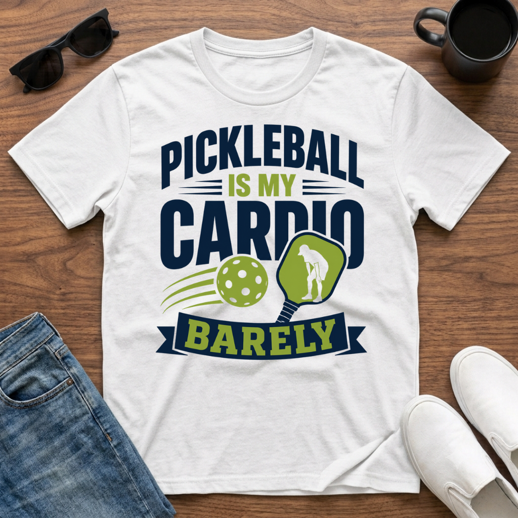 Pickleball is my Cardio Barely T-Shirt