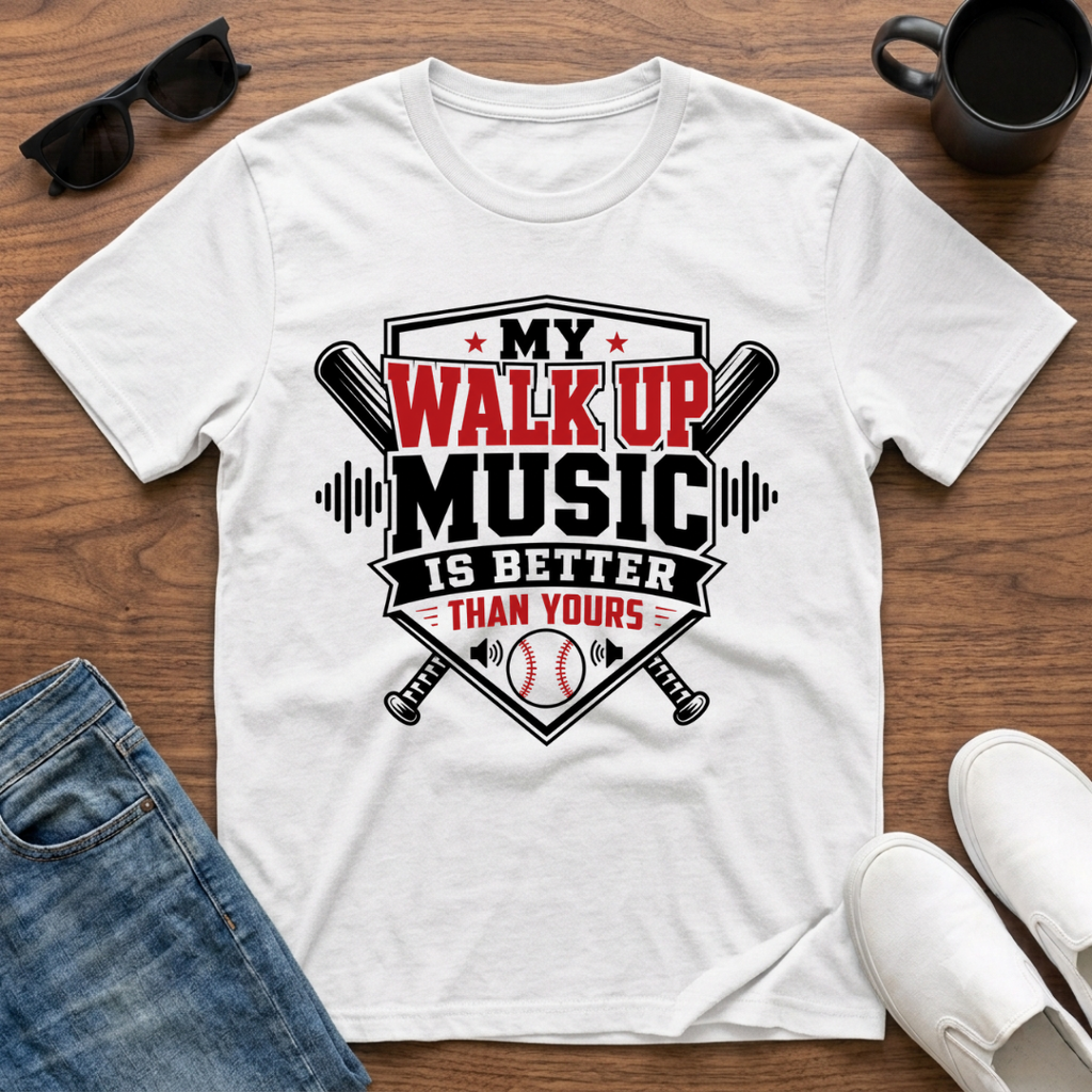 My Walk Up Music is Better than Yours T-Shirt