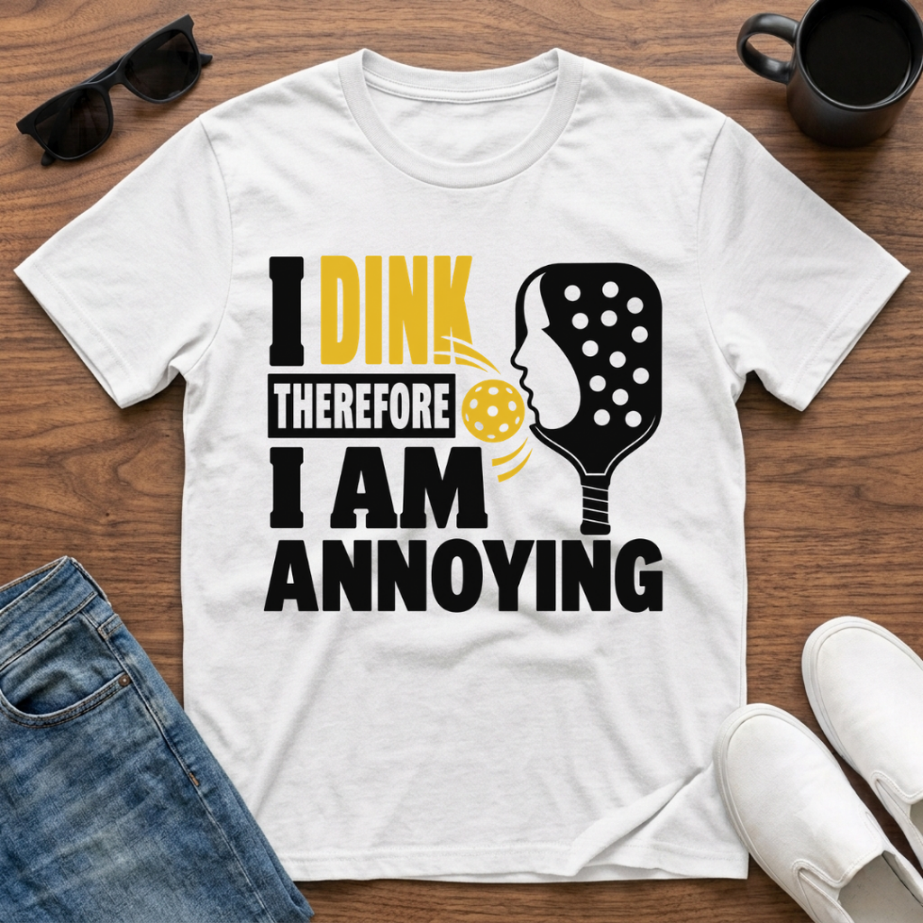 I Dink therefore I am Annoying T-Shirt