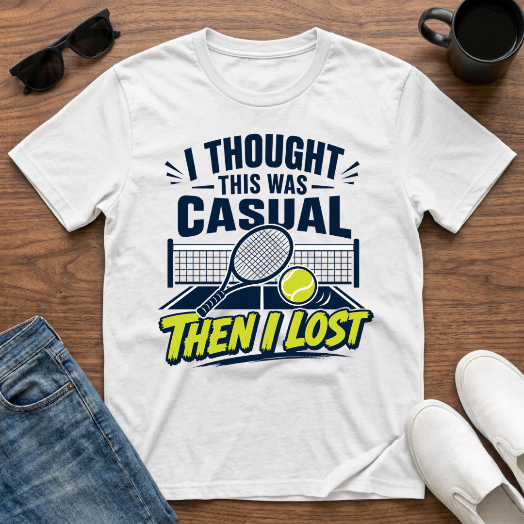 I Thought this was Casual then I Lost (Tennis) T-Shirt