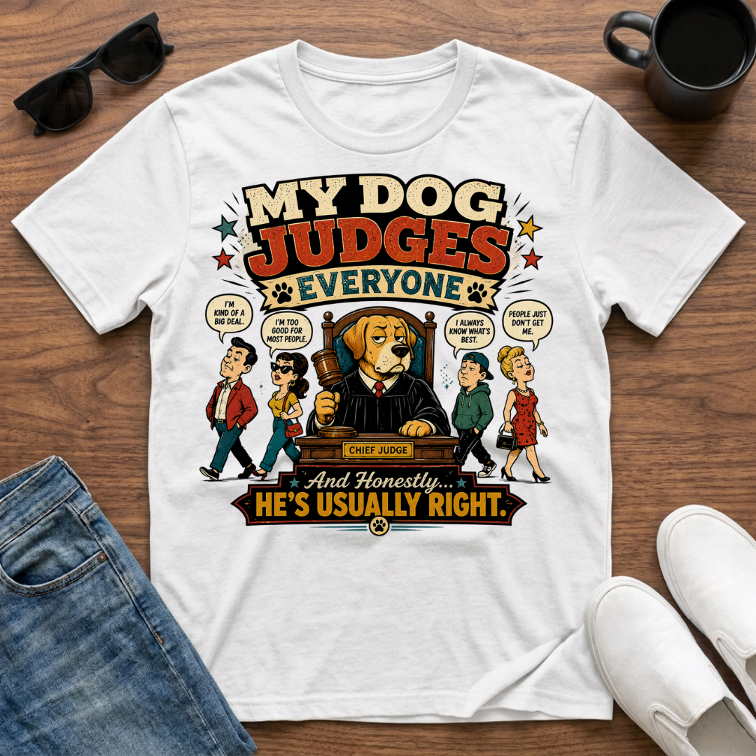My Dog Judges Everyone T-Shirt