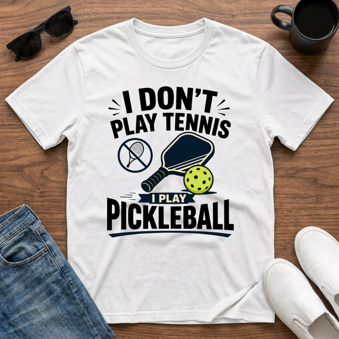I Don't Play Tennis I Play Pickleball T-Shirt