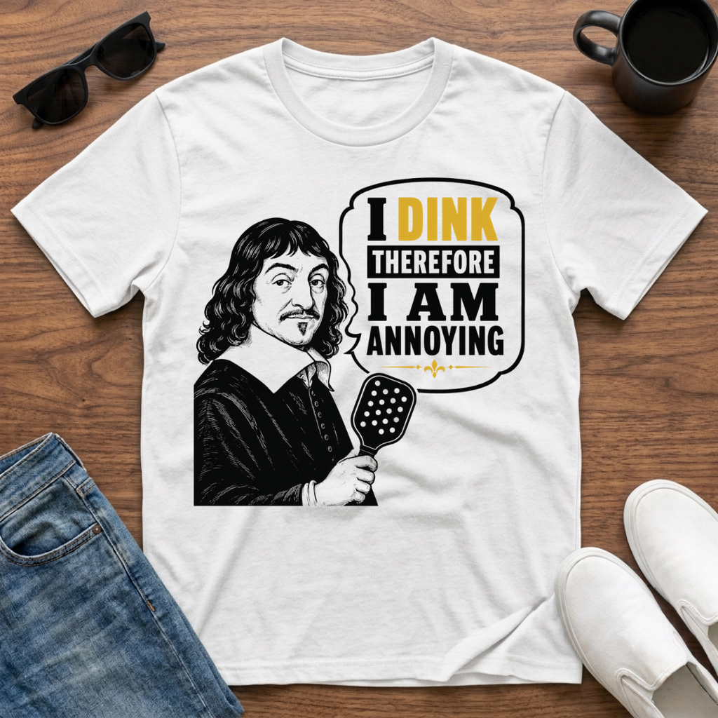 I Dink therefore I am Annoying (Descartes) T-Shirt