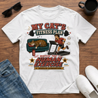 My Cat's Fitness Plan Watch the Human Exercise T-Shirt